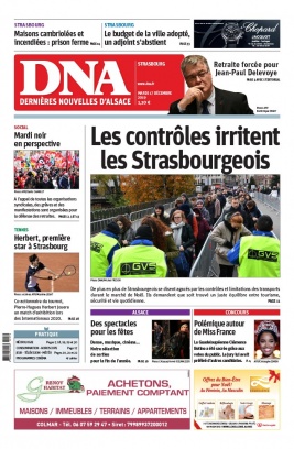 Les Dernières Nouvelles d'Alsace N°20191217 du 17 décembre 2019 à télécharger sur iPad