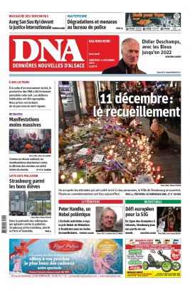 Les Dernières Nouvelles d'Alsace N°20191211 du 11 décembre 2019 à télécharger sur iPad