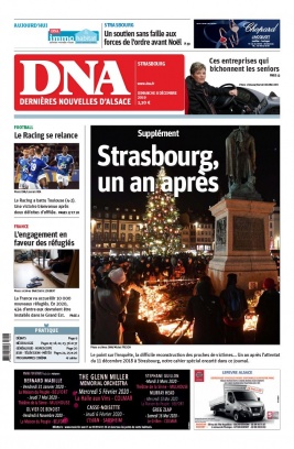 Les Dernières Nouvelles d'Alsace N°20191208 du 08 décembre 2019 à télécharger sur iPad