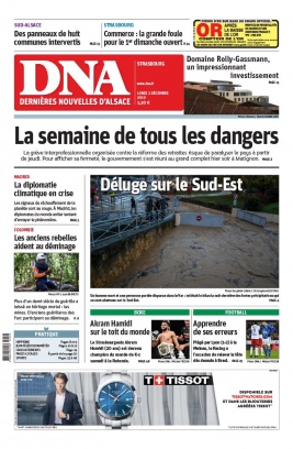 Les Dernières Nouvelles d'Alsace N°20191202 du 02 décembre 2019 à télécharger sur iPad