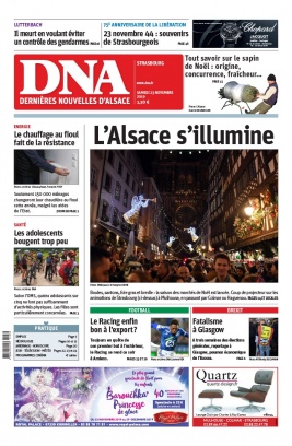 Les Dernières Nouvelles d'Alsace N°20191123 du 23 novembre 2019 à télécharger sur iPad
