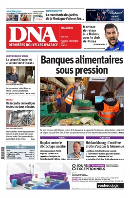 Les Dernières Nouvelles d'Alsace N°20191108 du 08 novembre 2019 à télécharger sur iPad