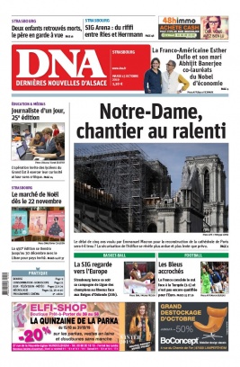Les Dernières Nouvelles d'Alsace N°20191015 du 15 octobre 2019 à télécharger sur iPad