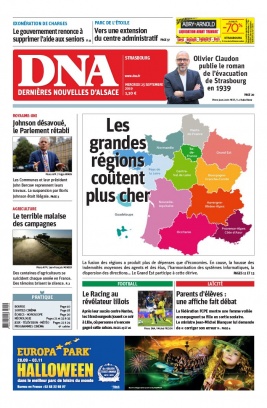 Les Dernières Nouvelles d'Alsace N°20190925 du 25 septembre 2019 à télécharger sur iPad