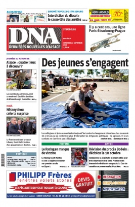 Les Dernières Nouvelles d'Alsace N°20190920 du 20 septembre 2019 à télécharger sur iPad
