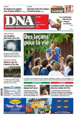 Les Dernières Nouvelles d'Alsace N°20190903 du 03 septembre 2019 à télécharger sur iPad