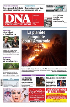 Les Dernières Nouvelles d'Alsace N°20190824 du 24 août 2019 à télécharger sur iPad
