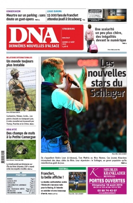 Les Dernières Nouvelles d'Alsace N°20190817 du 17 août 2019 à télécharger sur iPad