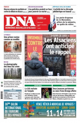 Les Dernières Nouvelles d'Alsace N°20211111 du 11 novembre 2021 à télécharger sur iPad