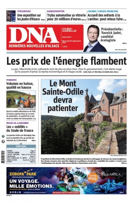 Les Dernières Nouvelles d'Alsace N°20210929 du 29 septembre 2021 à télécharger sur iPad