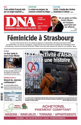 Les Dernières Nouvelles d'Alsace N°20201229 du 29 décembre 2020 à télécharger sur iPad