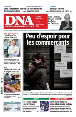 Les Dernières Nouvelles d'Alsace N°20201112 du 12 novembre 2020 à télécharger sur iPad