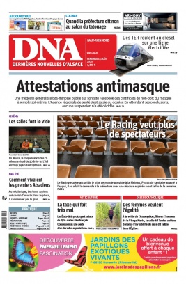 Les Dernières Nouvelles d'Alsace N°20200814 du 14 août 2020 à télécharger sur iPad