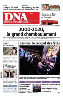 Les Dernières Nouvelles d'Alsace N°20191229 du 29 décembre 2019 à télécharger sur iPad