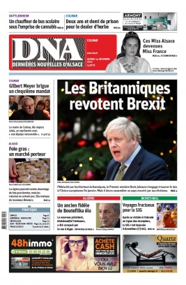 Les Dernières Nouvelles d'Alsace N°20191214 du 14 décembre 2019 à télécharger sur iPad