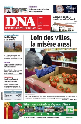 Les Dernières Nouvelles d'Alsace N°20191213 du 13 décembre 2019 à télécharger sur iPad