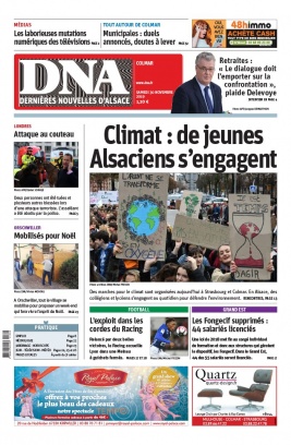Les Dernières Nouvelles d'Alsace N°20191130 du 30 novembre 2019 à télécharger sur iPad