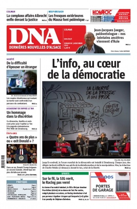 Les Dernières Nouvelles d'Alsace N°20191103 du 03 novembre 2019 à télécharger sur iPad