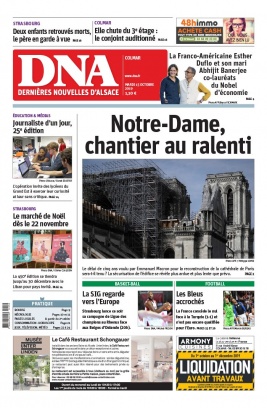 Les Dernières Nouvelles d'Alsace N°20191015 du 15 octobre 2019 à télécharger sur iPad