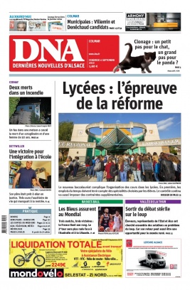 Les Dernières Nouvelles d'Alsace N°20190906 du 06 septembre 2019 à télécharger sur iPad