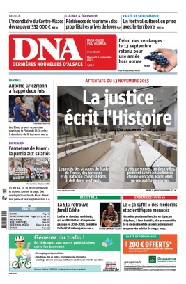 Les Dernières Nouvelles d'Alsace N°20210908 du 08 septembre 2021 à télécharger sur iPad