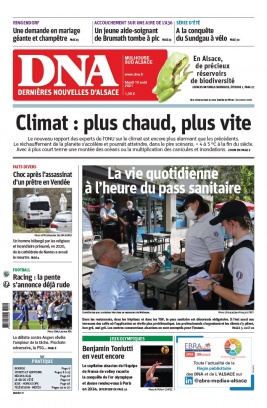Les Dernières Nouvelles d'Alsace N°20210810 du 10 août 2021 à télécharger sur iPad
