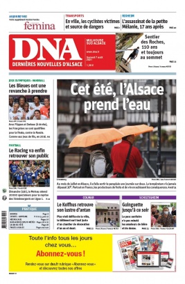 Les Dernières Nouvelles d'Alsace N°20210807 du 07 août 2021 à télécharger sur iPad