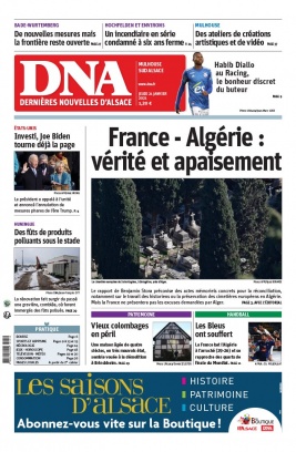 Les Dernières Nouvelles d'Alsace N°20210121 du 21 janvier 2021 à télécharger sur iPad