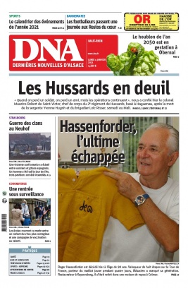 Les Dernières Nouvelles d'Alsace N°20210104 du 04 janvier 2021 à télécharger sur iPad