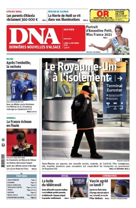 Les Dernières Nouvelles d'Alsace N°20201221 du 21 décembre 2020 à télécharger sur iPad