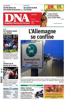 Les Dernières Nouvelles d'Alsace N°20201214 du 14 décembre 2020 à télécharger sur iPad