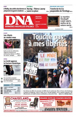 Les Dernières Nouvelles d'Alsace N°20201129 du 29 novembre 2020 à télécharger sur iPad