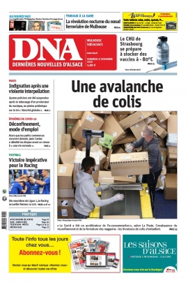 Les Dernières Nouvelles d'Alsace N°20201127 du 27 novembre 2020 à télécharger sur iPad