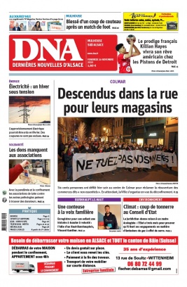 Les Dernières Nouvelles d'Alsace N°20201120 du 20 novembre 2020 à télécharger sur iPad