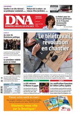Les Dernières Nouvelles d'Alsace N°20201008 du 08 octobre 2020 à télécharger sur iPad