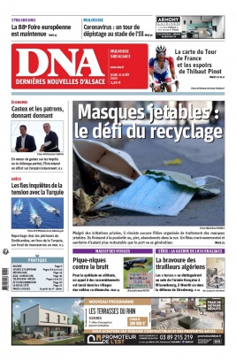 Les Dernières Nouvelles d'Alsace N°20200827 du 27 août 2020 à télécharger sur iPad