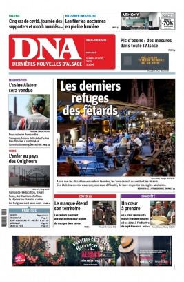 Les Dernières Nouvelles d'Alsace N°20200801 du 01 août 2020 à télécharger sur iPad