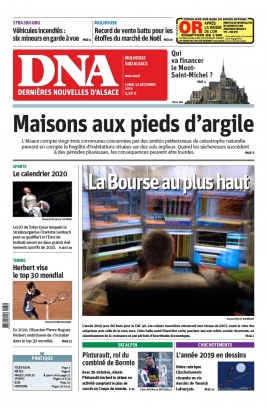 Les Dernières Nouvelles d'Alsace N°20191230 du 30 décembre 2019 à télécharger sur iPad