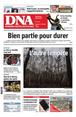 Les Dernières Nouvelles d'Alsace N°20191227 du 27 décembre 2019 à télécharger sur iPad