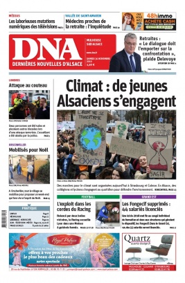 Les Dernières Nouvelles d'Alsace N°20191130 du 30 novembre 2019 à télécharger sur iPad