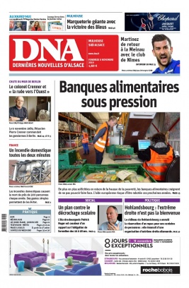 Les Dernières Nouvelles d'Alsace N°20191108 du 08 novembre 2019 à télécharger sur iPad