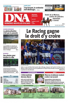 Les Dernières Nouvelles d'Alsace N°20190823 du 23 août 2019 à télécharger sur iPad