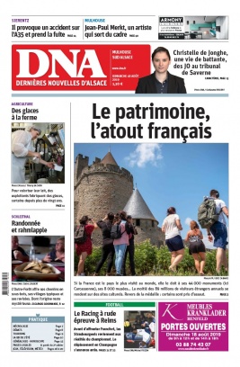 Les Dernières Nouvelles d'Alsace N°20190818 du 18 août 2019 à télécharger sur iPad