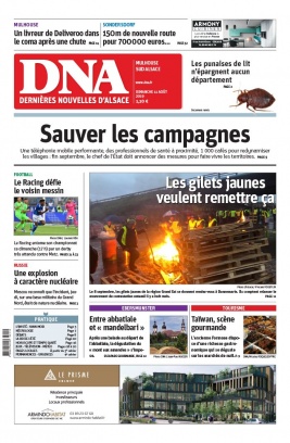 Les Dernières Nouvelles d'Alsace N°20190811 du 11 août 2019 à télécharger sur iPad
