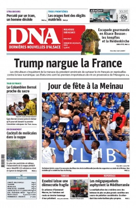 Les Dernières Nouvelles d'Alsace N°20190728 du 28 juillet 2019 à télécharger sur iPad