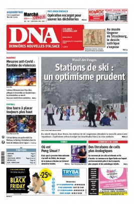 Les Dernières Nouvelles d'Alsace N°20211121 du 21 novembre 2021 à télécharger sur iPad