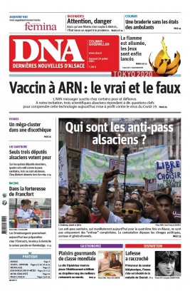 Les Dernières Nouvelles d'Alsace N°20210724 du 24 juillet 2021 à télécharger sur iPad