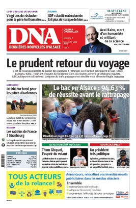 Les Dernières Nouvelles d'Alsace N°20210707 du 07 juillet 2021 à télécharger sur iPad