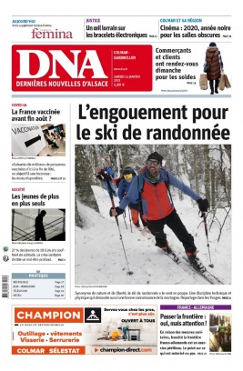 Les Dernières Nouvelles d'Alsace N°20210123 du 23 janvier 2021 à télécharger sur iPad