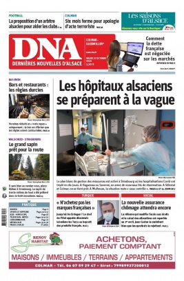 Les Dernières Nouvelles d'Alsace N°20201027 du 27 octobre 2020 à télécharger sur iPad